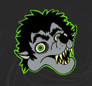 Ghoulish Book Festival monster mascot